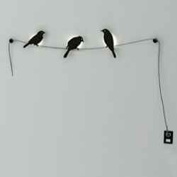 WIREBIRD  -The suburbs afternoons were the inspiration for this lamp. Those times when everything seems to clear and simple. Designed by Javier Henriquez and Sebastian Lara.