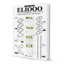 Eliooo is an instruction book about how to build a hydroponic system to grow plants, herbs, or vegetables in your apartment, using IKEA components.