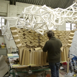 The making of the Radiolarian sofa by Lazerian