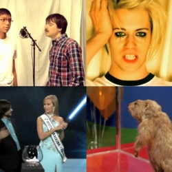 New music video for “Pork and Beans” by Weezer. Numerous viral stars make cameos and lipsynch. From Chris Crocker &  Tay Zonday to  the angry chipmunk. 