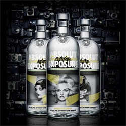 Absolut Exposure - the latest Traveler's Exclusive sounds delicious - Honey Melon and Lemongrass. Swedish artist Johan Renck has photographed actress and supermodel Lydia Hearst guised in a number of different “personas”.