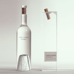 1000 Acres Vodka Packaging by Arnell