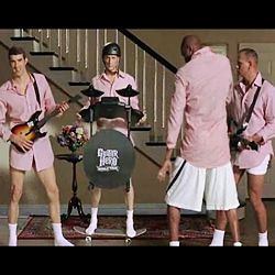 new spot for guitar hero world tour... starring a-rod, michael phelps, tony hawk and kobe bryant...