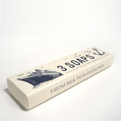 Izola Maritime Soap with packaging from Aesthetic Movement.