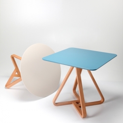 Aks tables have plywood base that is formed 3 or 4 units repetition.
