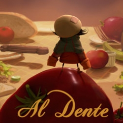 Taking place in a colorful and musical universe, "Al Dente" is a short film which tells us the story of a little street girl discovering the magic and the dangers of an ogre's kitchen.