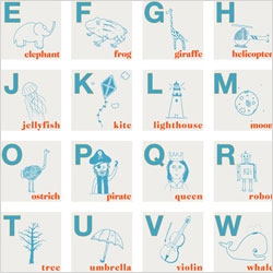 Another alphabet poster...this one from the talented folks at Standard Motion.