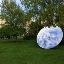 Anish Kapoor's "Turning the World Upside Down" at the Kensington Gardens from September 28th, 2010 to March 13th, 2011.