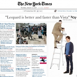 New apple leopard ad up on the nytimes.com home page.