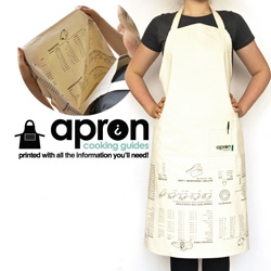 SUCK UK Apron Cooking Guides ~ all the info you need - just look down!