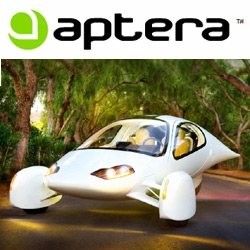 the APTERA electric car  is a contender for the Automotive X-Prize. Unfortunately their website was designed by someone that usually deals with prescription drugs companies