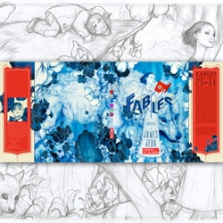 Behind James Jean's "Fables Covers: The Art of James Jean Vol. 1" Cover