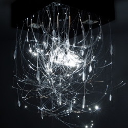 We love the I-Lustre designed by David EMERY made with fiber optic with dock wifi for the music...