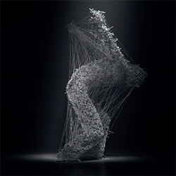 as·phyx·i·a from Maria Takeuchi and Frederico Phillips - a mesmerizing video using 2 Kinect sensors to motion capture a choreographed dance piece. The data is then manipulated digital to create the end result.