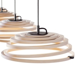 Aspiro, the pendant lamp created by the Finnish lighting company Secto Design.