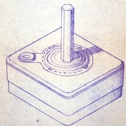 Why didn't I think to use video games for my high school projects? Designer Rob Marquardt was clearly craftier than me when he drafted this Atari 2600 joystick for his 1983 high school industrial arts class.