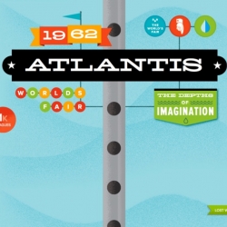 Lost World Fairs ~ Atlantis! Internet Explorer 9 now supports WOFF, and the Friends of Mighty have joined forces to explore typographic possibilities on the web.