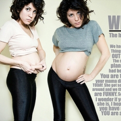 Photographer Ryan Marshall is photographing his wife each week and documenting life's trials till their baby is born. 