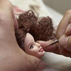 The making of Barbie. The doll is sold in 150 countries, has represented more than 50 nationalities and ethnicities.