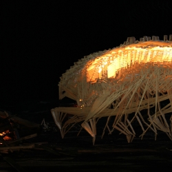 HYPERION -Titan of Light- Light Sculpture by Paul heijnen, Stop motion animated by Niels Hoebers