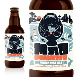 Love from Lovey Package: New packaging designs for Bold City Brewery designed by the Robin Shepherd Group - Mad Manatee!