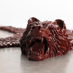 A bear skin rug made out of urethane rubber. Designed by London based designer Eelko Moorer.