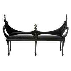 Downtown's Muirfield Bench Inspired by Early 19th Century French and Italian Design.