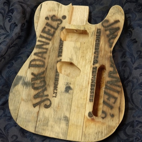 Big D Guitars, out of Nasvhille, TN, builds limited edition electric guitars out of Jack Daniel's whiskey barrels. The sweet smell of Rock 'N' Roll now creates a sweet sound.