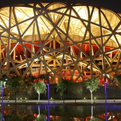nyt architecture review of the bird's nest, the  olympic stadium in beijiing.