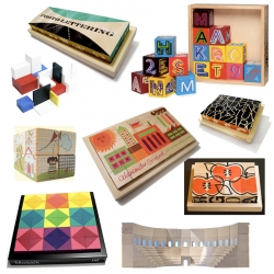 A round up of the coolest designer wooden blocks on the market! From Alexander Girard to Naef, these will have you playing with building blocks no matter what your age!