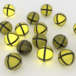 Boid Interaction Toy by Klaas van der Molen ~ these little glowy balls notice when the others are around and change their lighting patterns accordingly