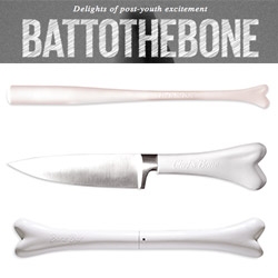 Bat to the Bone - the bat, the knife, and the handlebars...
