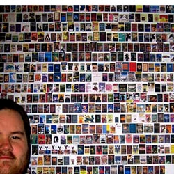 This dude made a poster of every book he's ever read. now you can too! I remember 'summer reading' at the library. Now I'm curious, being a voracious reader.  wonder how many walls i could cover...