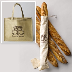 Multistorey's branding for Born & Bread bakery! Also see the stationery and delivery van!