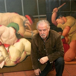 Great article about BOTERO's paintings depicting the tortures in the Abu Ghraib prison