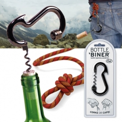 Also from Fred & Friends... Bottle-Biner! corkscrew and bottle opener have never been handier.