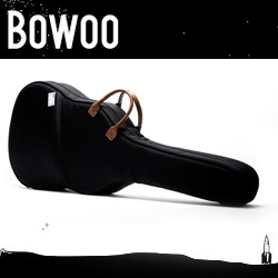 Bowoo ~ these guitar cases are gorgeous! And the tiny spacey illustration details spread around their site are too cute too!