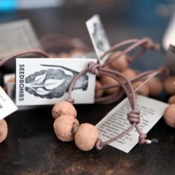 Just in time for Earth Day, Brooklyn Industries launches 'seed bomb' bracelets! 