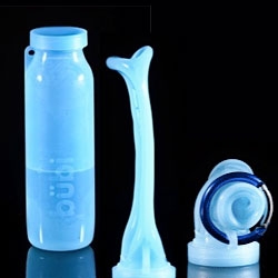 The Bubbi Bottle ~ it can be completely rolled up when empty... made from Eco-friendly high grade silicone!