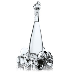 check out the "Haute Couture Bubble Bottle" created out of crystal - will be on display at Bergdorf Goodman for fashion week in New York. 