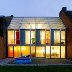 Beautiful project in Belgium. A house playing on light.