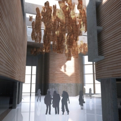 Competition for a light setup in Akureyri Culture House - Iceland. From Paolo Gianfrancesco.