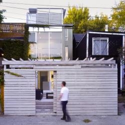 Dubbeldam Architects have designed a contemporary addition and renovation to a 100-year old home, located in Toronto, Canada’s Cabbagetown neighbourhood.