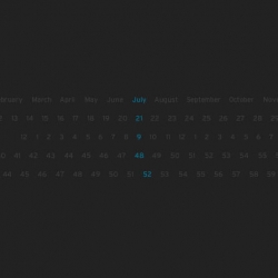 Minimal & Stylistic calendar / time screensaver from DestroyToday - apparently mac only