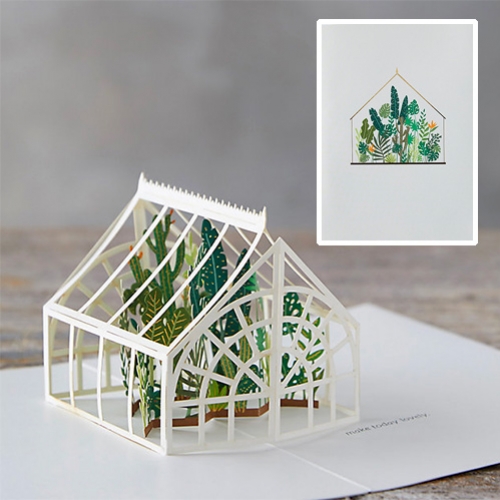 Greehouse pop up card