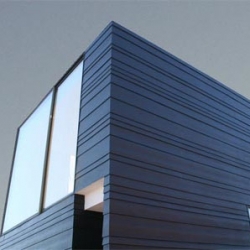 Casa A from Moure Rivera Arquitectos was inspired and informed by Euclidean geometry. 
Located in Santo Domingo, Chile.