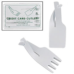Ineke Hans' exclusive Credit Card Cutlery designed for the Cooper Hewitt Museum Store.