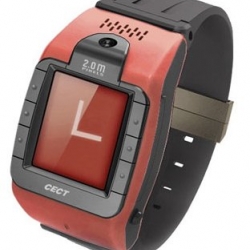 Move over iPhone. The CECT W100 wrist-phone is pack full of features including bluetooth, a 2mp camera and, get this, a touch screen!