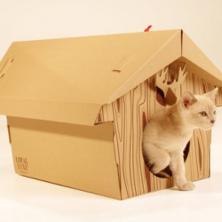 Give your cat the chance to become the first member the family to own a chalet! Get a nice Canadian hunting chalet by Loyal Luxe