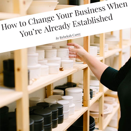 Good read on Design*Sponge "How to Change Your Business When You’re Already Established" by Rebekah Carey. Tackling that moment of realization that it's ok to walk away from something successful, especially if it's tearing you apart.